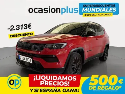 Usado Jeep Compass Night Eagle 130 CV (95 kW) 2023 Rojo SUV