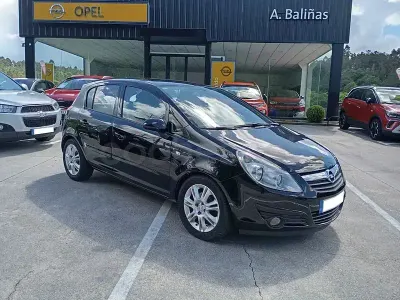 Usado Opel Corsa Enjoy 90 HP (66 kW) 2007 Preto Citadino