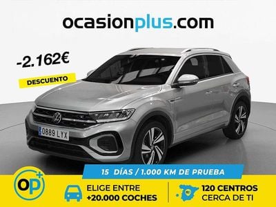 Usado VW T-Roc R-line 150 CV (110 kW) 2022 Gris SUV