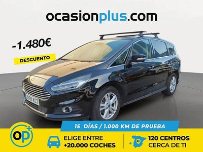 Negro Usado 2017 Ford S-MAX Titanium Monovolumen | 12.954 € (Super precio)