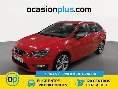 Usado Seat Leon FR 180 CV (132 kW) 2015 Rojo Monovolumen