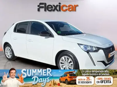 Usado Peugeot 208 Active 101 CV (74 kW) 2022 Blanco Utilitario