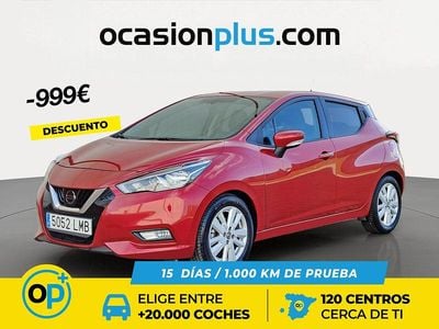 Usado Nissan Micra Acenta 100 CV (73 kW) 2020 Rojo Utilitario