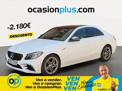 Usado Mercedes C300 258 CV (189 kW) 2019 Blanco Berlina