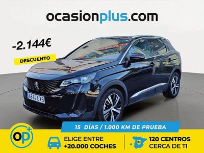 Usado Peugeot 3008 GT 130 CV (95 kW) 2022 Negro SUV