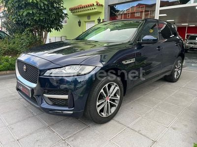 Azul Usado 2016 Jaguar F-Pace Pure SUV | 20.990 € (Un poco caro)