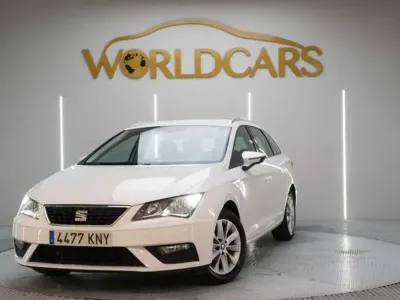 Usado Seat Leon ST Style 116 CV (85 kW) 2018 Blanco Familiar