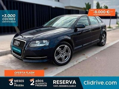 Azul Usado 2011 Audi A3 Sportback Attraction Utilitario | 8190 € (Precio justo)