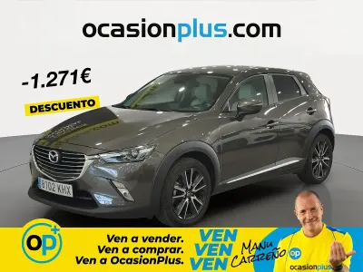 Usado Mazda CX-3 Luxury 120 CV (88 kW) 2018 Gris SUV