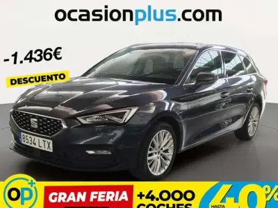 Usado Seat Leon ST XCELLENCE 131 CV (96 kW) 2021 Gris Familiar
