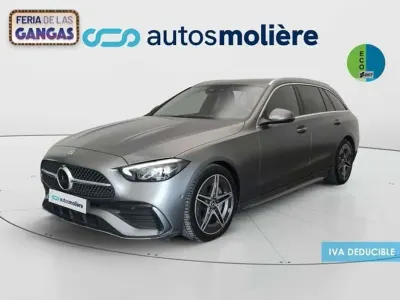 Usado Mercedes C220 200 CV (147 kW) 2021 Gris Familiar