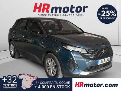 Usado Peugeot 3008 Active 132 CV (97 kW) 2022 Azul SUV