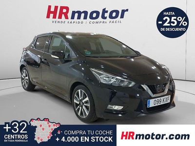 Usado Nissan Micra Acenta 101 CV (74 kW) 2019 Negro Utilitario