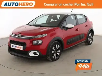 Usado Citroën C3 Feel 102 CV (75 kW) 2019 Rojo Utilitario