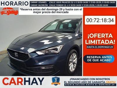 Usado Seat Leon Business 110 CV (80 kW) 2022 Gris Familiar