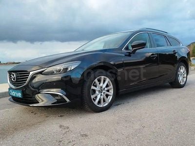 Usado Mazda 6 Style 150 CV (110 kW) 2016 Negro Familiar