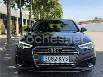 Usado Audi A4 S-Line 150 CV (110 kW) 2019 Negro Berlina