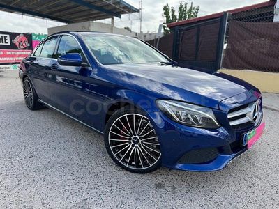 Usado Mercedes C220 170 CV (125 kW) 2017 Azul Berlina