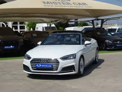 Usado Audi A5 Cabriolet S-Line 190 CV (139 kW) 2019 Blanco Descapotable