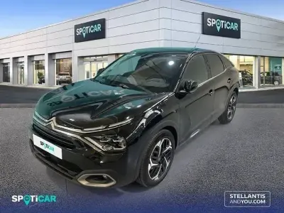 Usado Citroën C4 Shine 131 CV (96 kW) 2022 Negro Utilitario