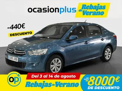 Usado Citroën C-Elysee I Seduction 100 CV (73 kW) 2017 Azul Berlina