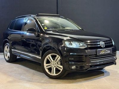 Usado VW Touareg R-line 245 CV (180 kW) 2015 Negro SUV