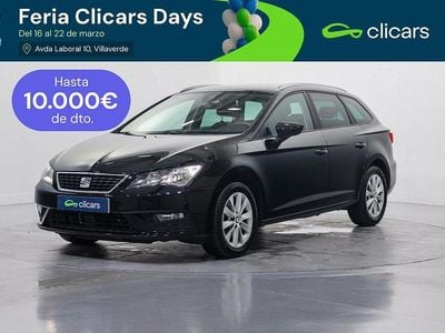 Usado Seat Leon Style 115 CV (84 kW) 2019 Negro Familiar