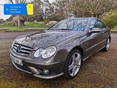 Usado Mercedes CLK220 Avantgarde 150 CV (110 kW) 2009 Marrón Coupe