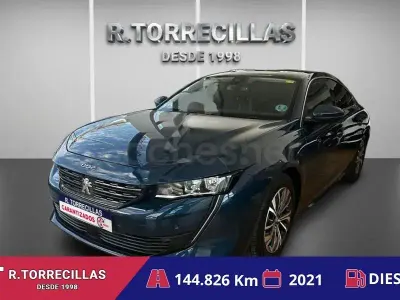 Usado Peugeot 508 Allure 130 CV (95 kW) 2021 Azul Berlina