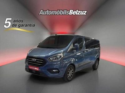 Usado Ford Transit Custom Trend 130 CV (95 kW) 2022 Azul Familiar