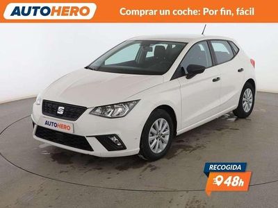 Usado Seat Ibiza Reference 95 CV (69 kW) 2019 Blanco Berlina