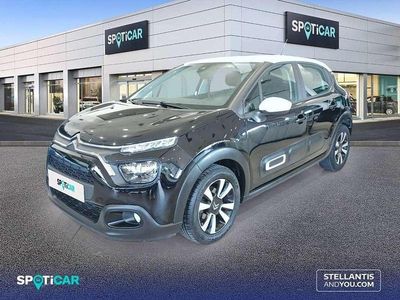 Usado Citroën C3 Feel 82 CV (60 kW) 2021 Negro Utilitario