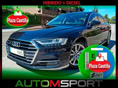 Usado Audi A8 Sport 286 CV (210 kW) 2018 Azul Berlina