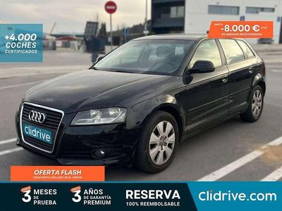 Usado Audi A3 Sportback Ambiente 125 CV (91 kW) 2009 Negro Utilitario