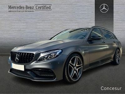 Usado Mercedes C63S AMG AMG 510 CV (375 kW) 2016 Gris Familiar