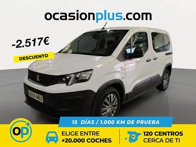 Usado Peugeot Rifter Active 100 CV (73 kW) 2022 Blanco Monovolumen