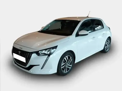 Usado Peugeot 208 Allure 130 CV (95 kW) 2021 Blanco Utilitario