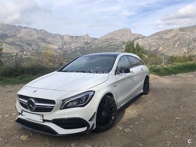 Blanco Usado 2017 Mercedes CLA45 AMG Shooting Brake Familiar | 36.000 € (Precio justo)