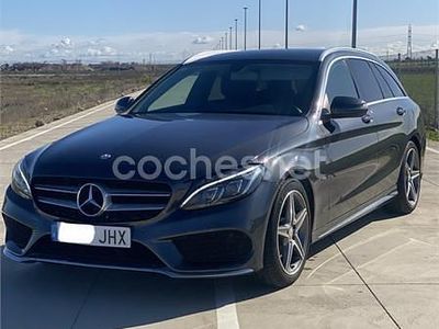 Usado Mercedes C220 Avantgarde 170 CV (125 kW) 2015 Gris / plata Familiar