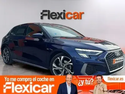 Usado Audi A3 Sportback 150 CV (110 kW) 2021 Azul Utilitario