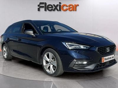 Usado Seat Leon FR 150 CV (110 kW) 2021 Negro Berlina