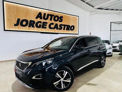 Azul Usado 2019 Peugeot 5008 GT-line Monovolumen | 17.300 € (Un poco caro)