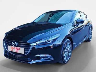 Usado Mazda 3 Style 120 CV (88 kW) 2018 Negro Berlina