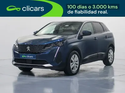 Usado Peugeot 3008 Active 130 CV (95 kW) 2021 Azul SUV
