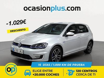 Usado VW Golf VII GTE 204 CV (150 kW) 2016 Gris Utilitario