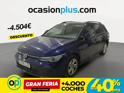 Usado VW Golf VII Life 115 CV (84 kW) 2021 Azul Utilitario