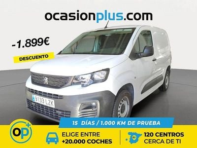 Usado Peugeot Partner S 98 CV (72 kW) 2022 Blanco Monovolumen