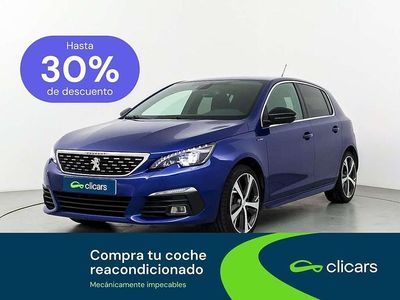 Usado Peugeot 308 GT-line 131 CV (96 kW) 2018 Azul Utilitario