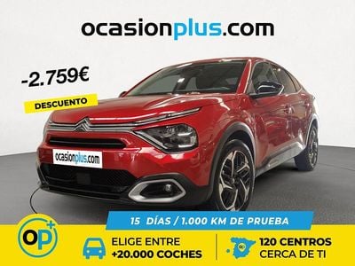 Rojo Usado 2023 Citroën C4 X PureTech SUV | 17.590 € (Precio justo)