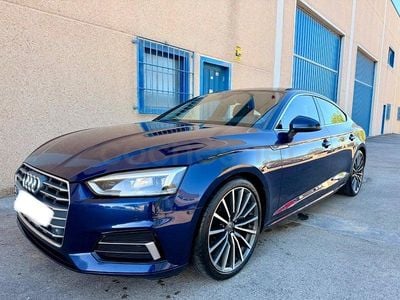 Begagnad Audi A5 Sportback Ambiente 190 HK (139 kW) 2019 Blå Halvkombi